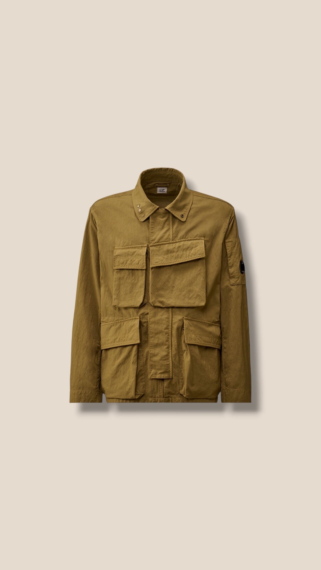 Twill Zip Lens Jacket