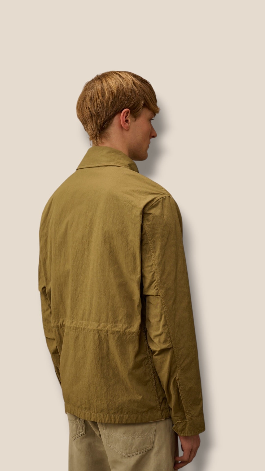 Twill Zip Lens Jacket