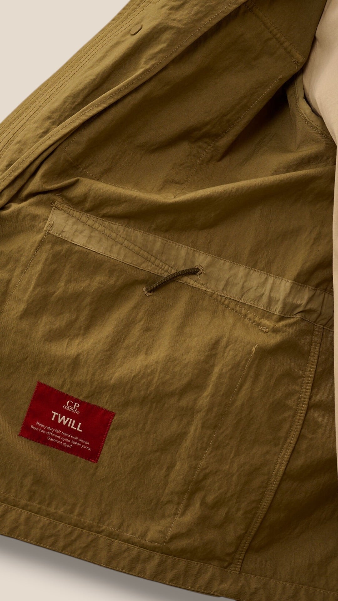 Twill Zip Lens Jacket