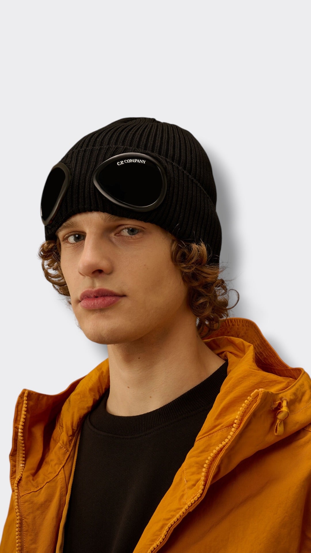 Cotton goggle beanie