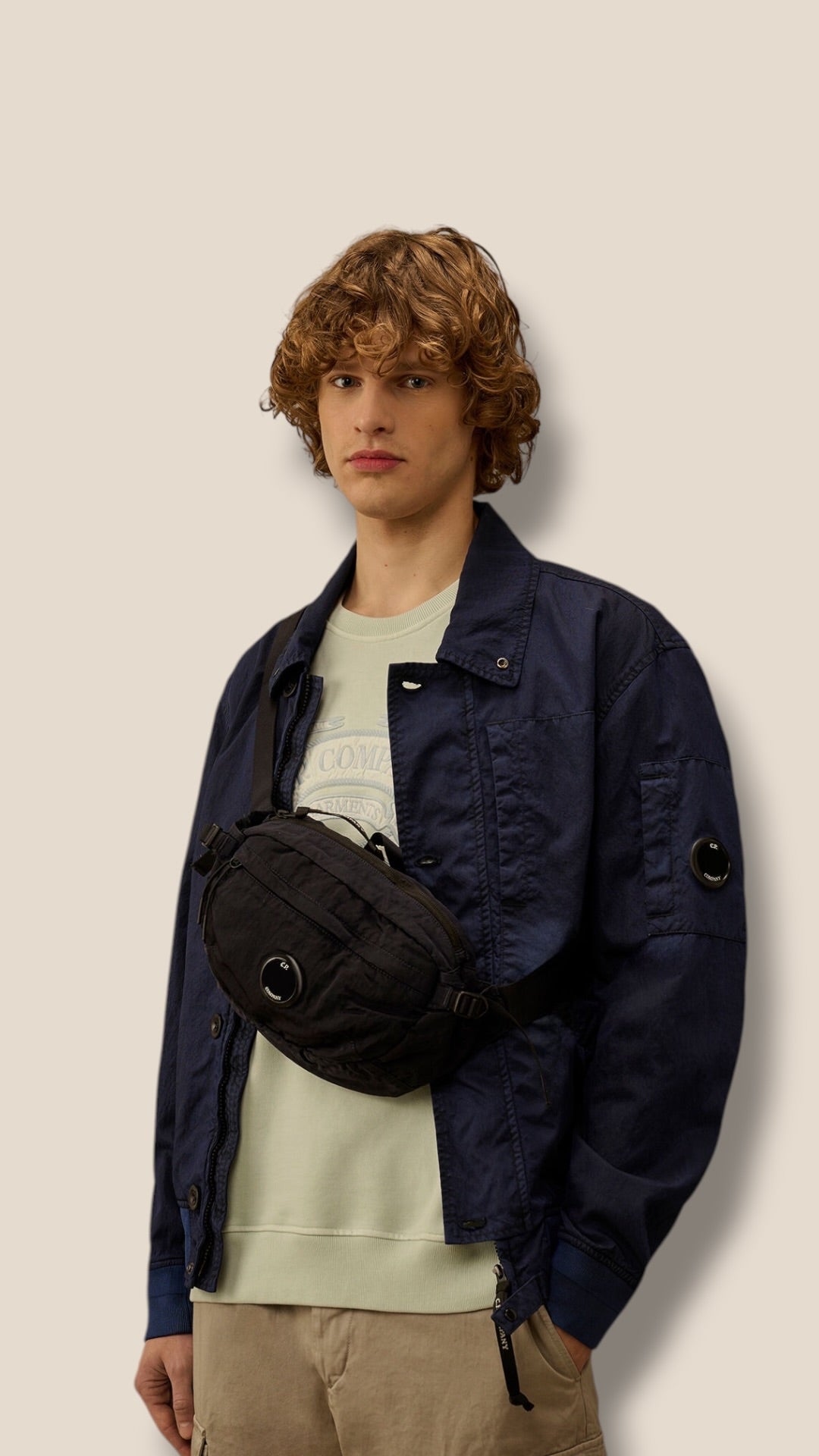 Nylon b waist bag