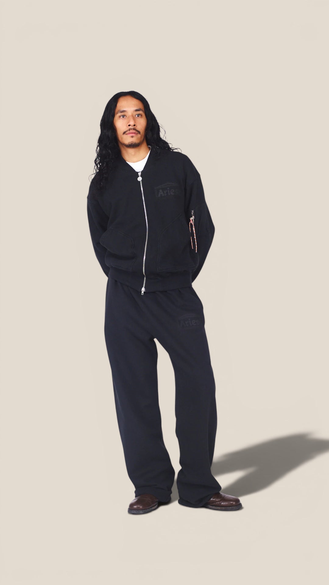 Premium Faded Temple Straight Sweatpants
