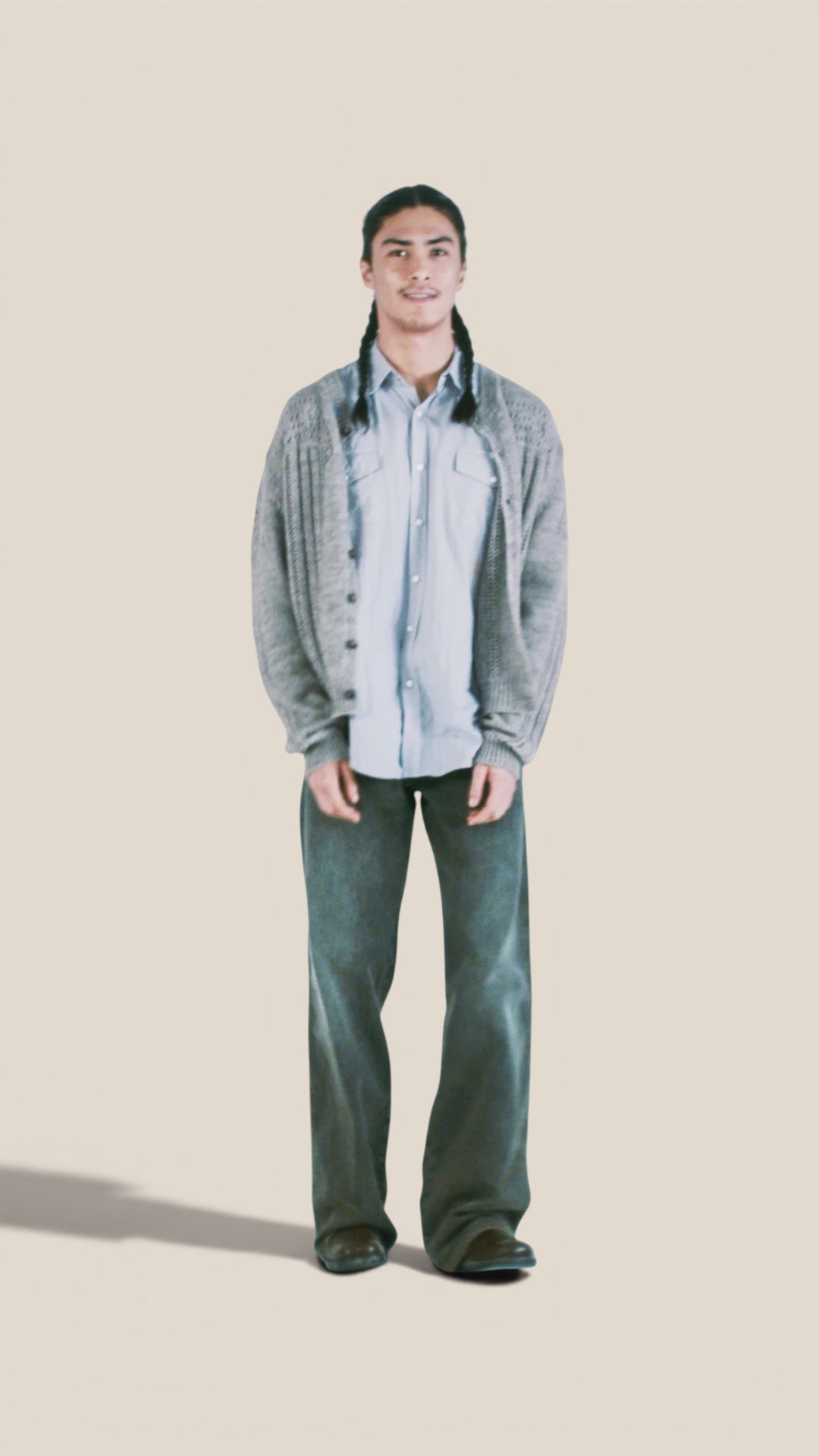 Pointelle Column Cardigan