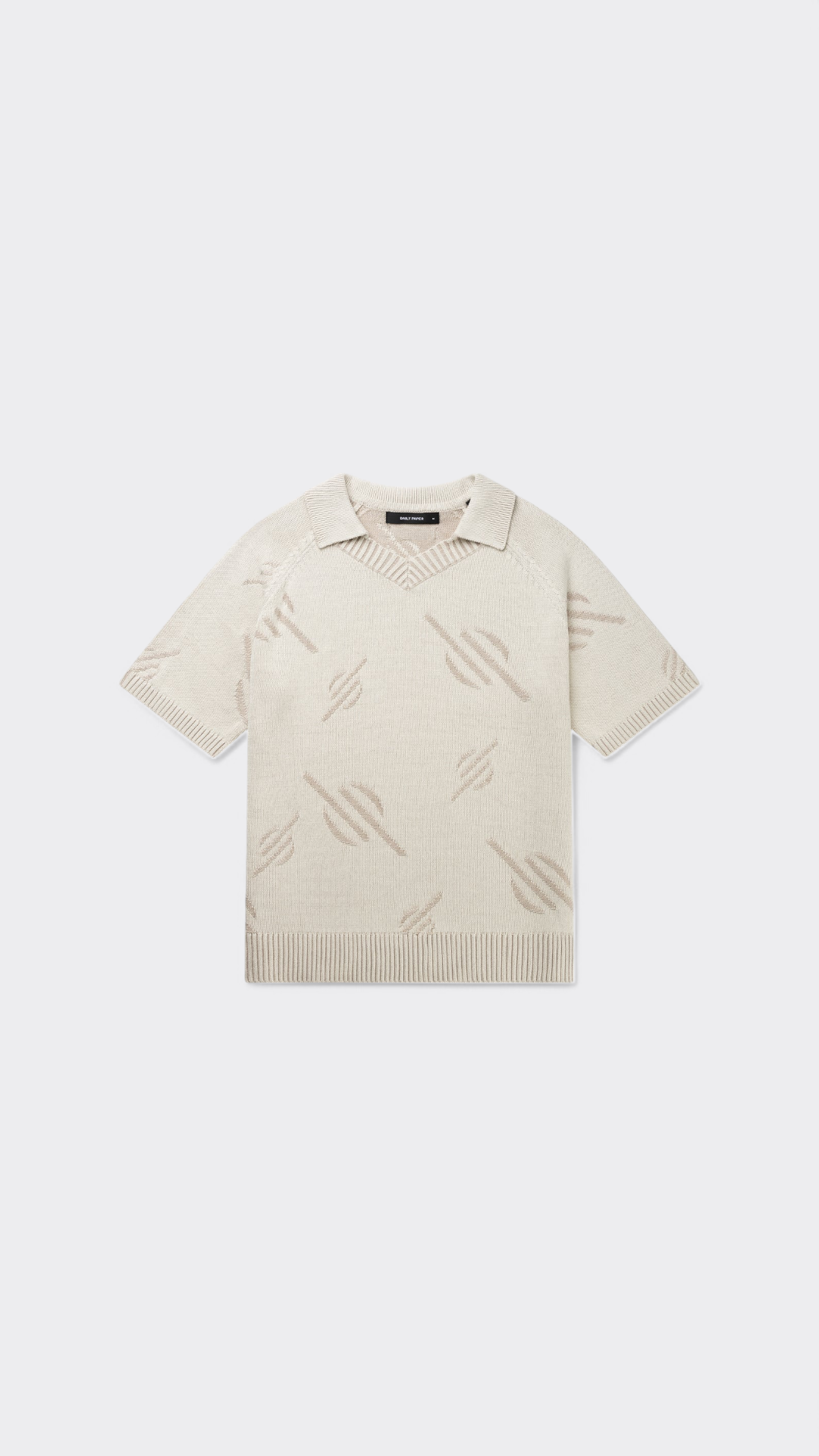Gardenia Monogram Knit Polo