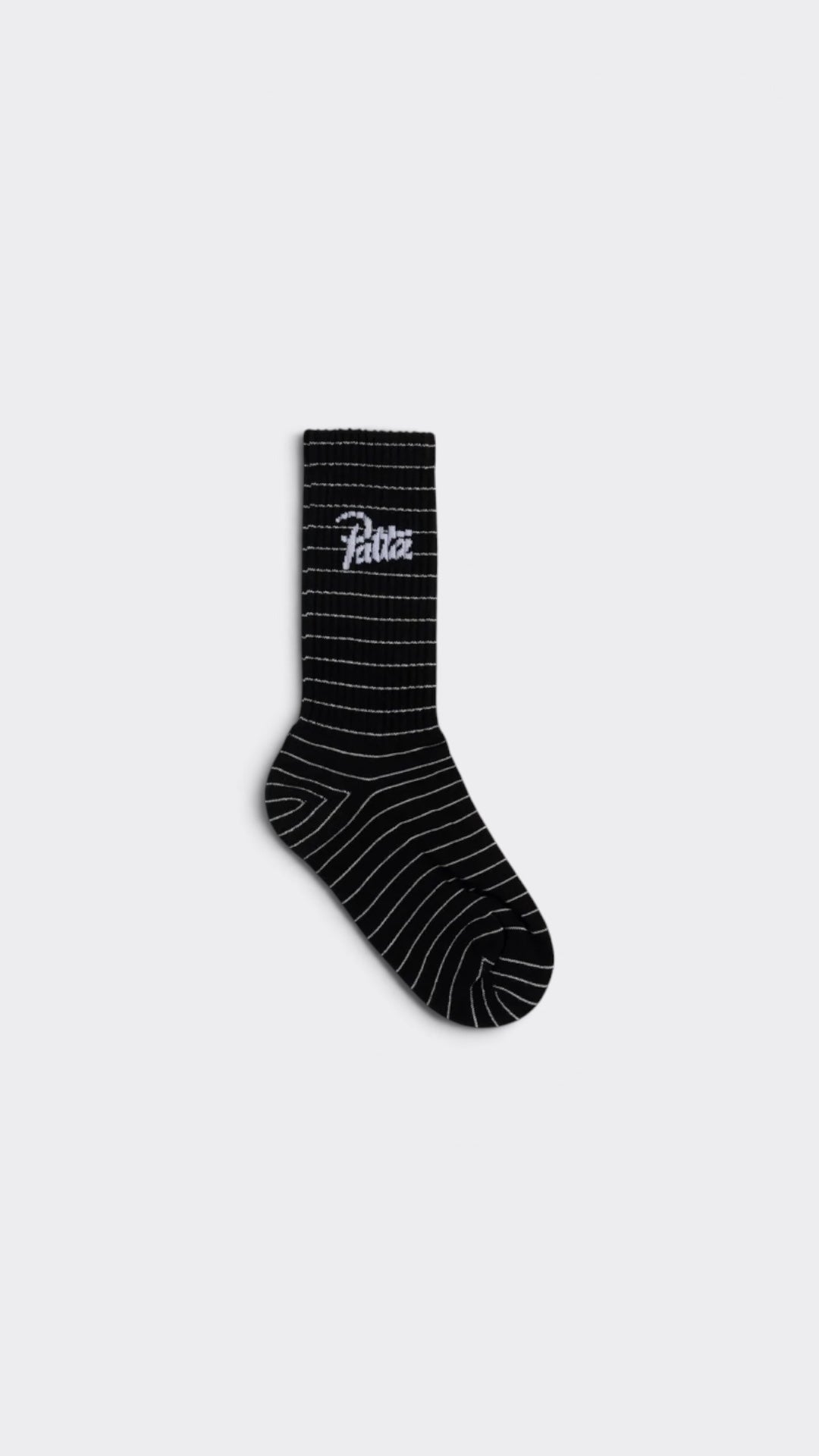 Patta Striped Socks Black Iris