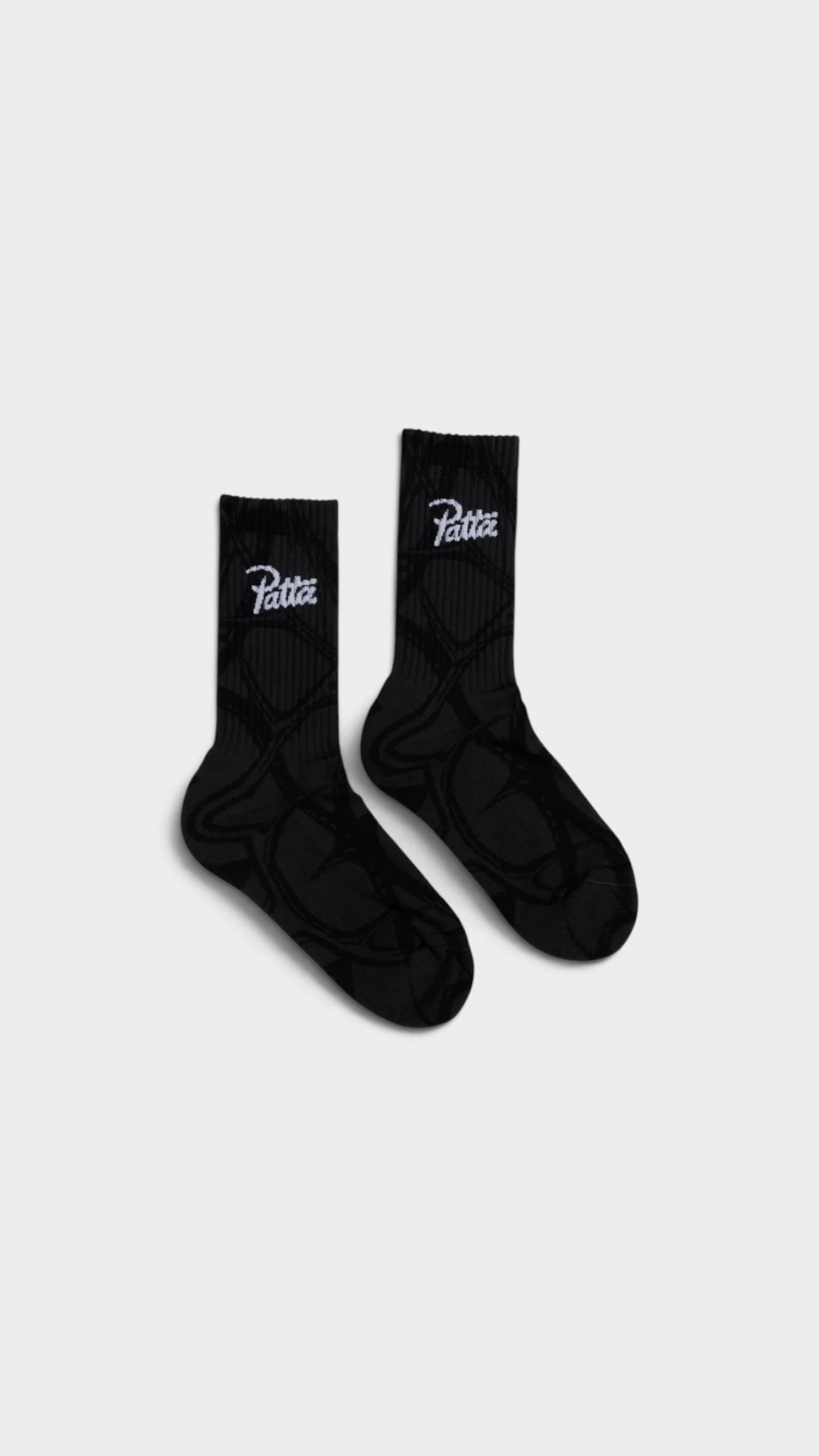 Patta Thorns Socks Grey Pinstripe