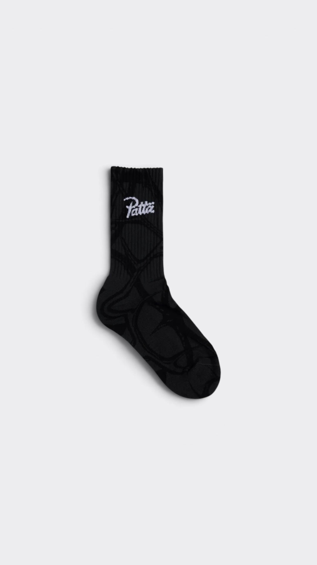 Patta Thorns Socks Grey Pinstripe