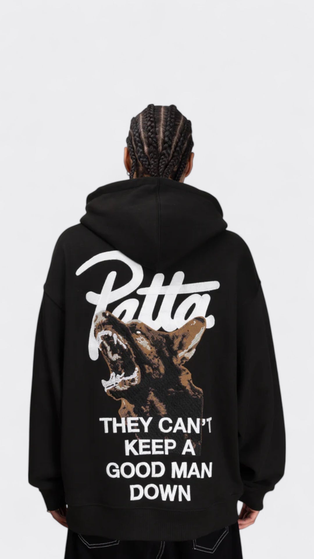 Patta Bark Boxy Hooded Sweater