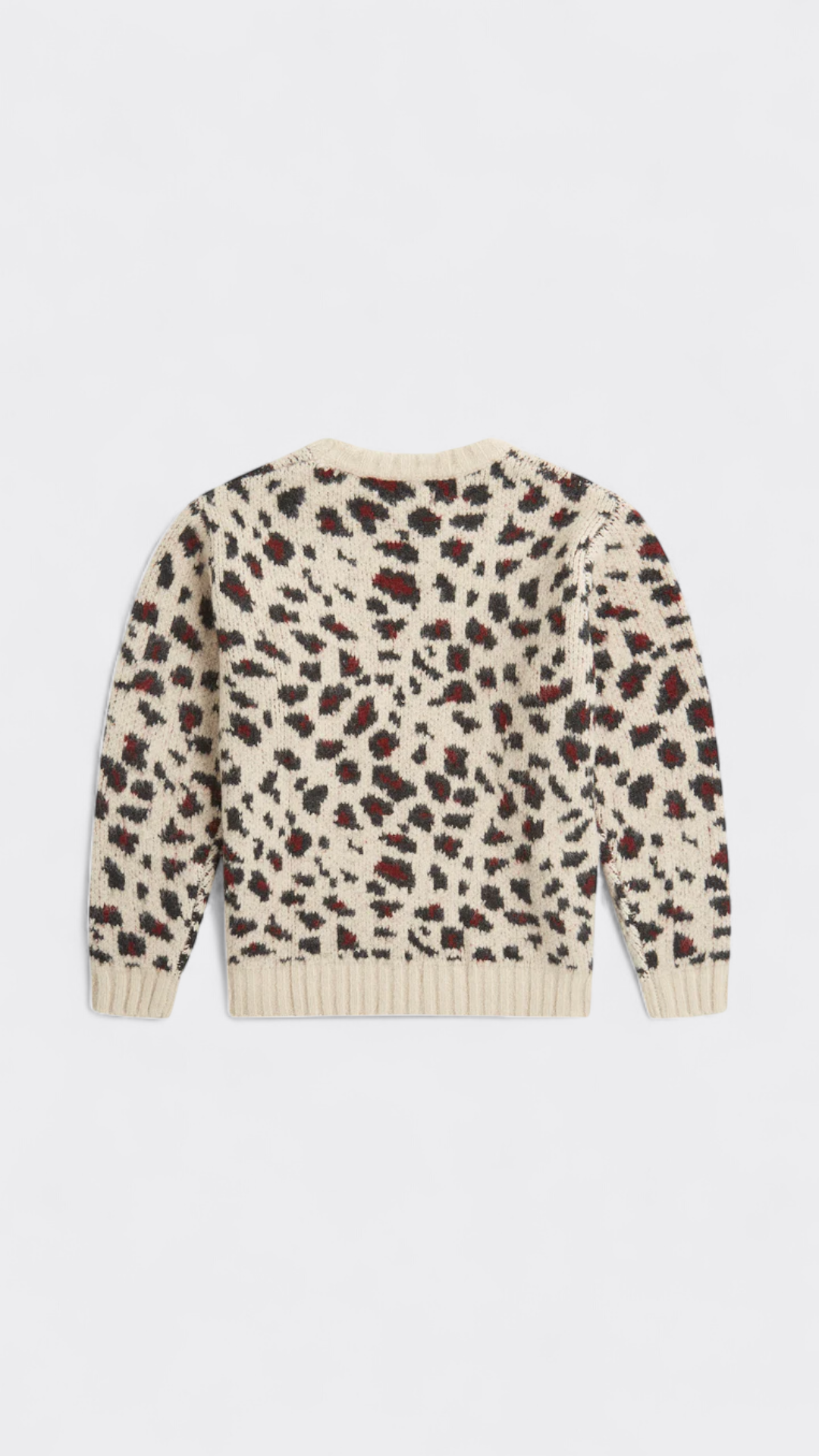 Patta Leopard Brushed Knitted Sweater