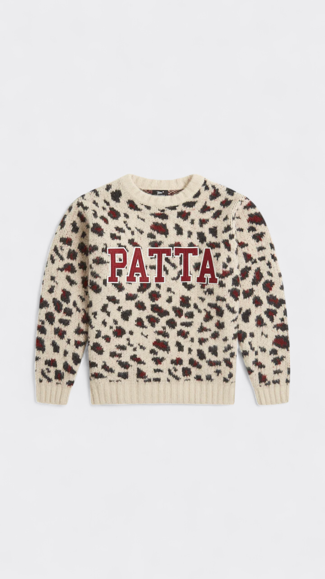 Patta Leopard Brushed Knitted Sweater