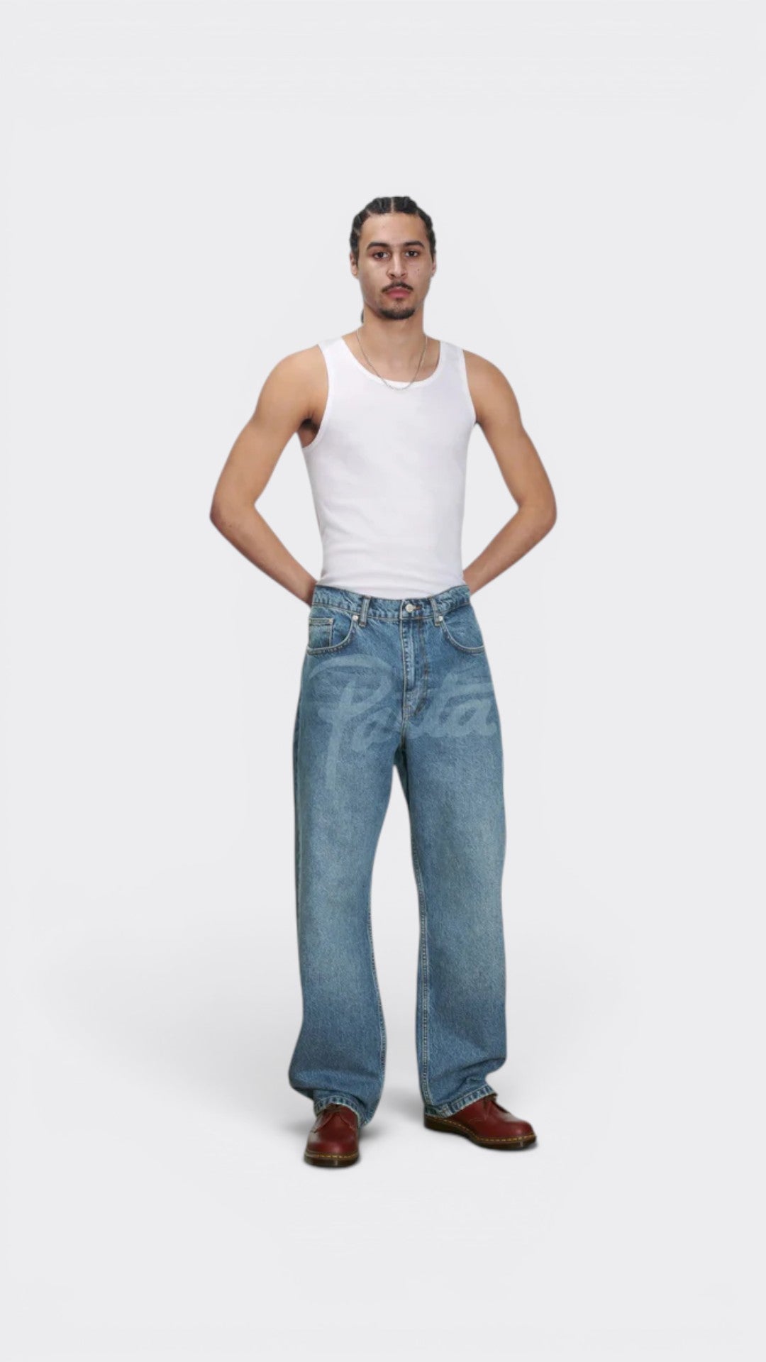 Patta Laserprint Whiskers Denim Pants