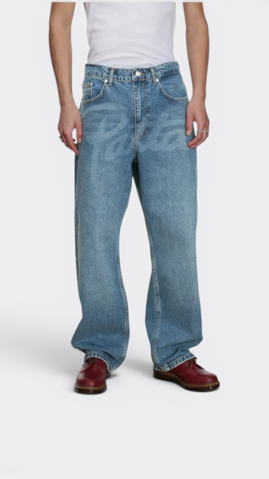 Patta Laserprint Whiskers Denim Pants