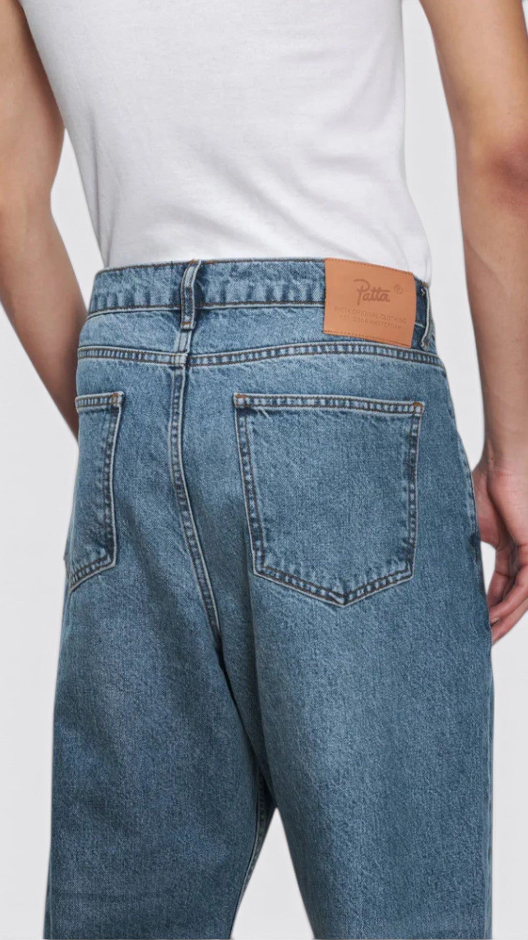 Patta Laserprint Whiskers Denim Pants