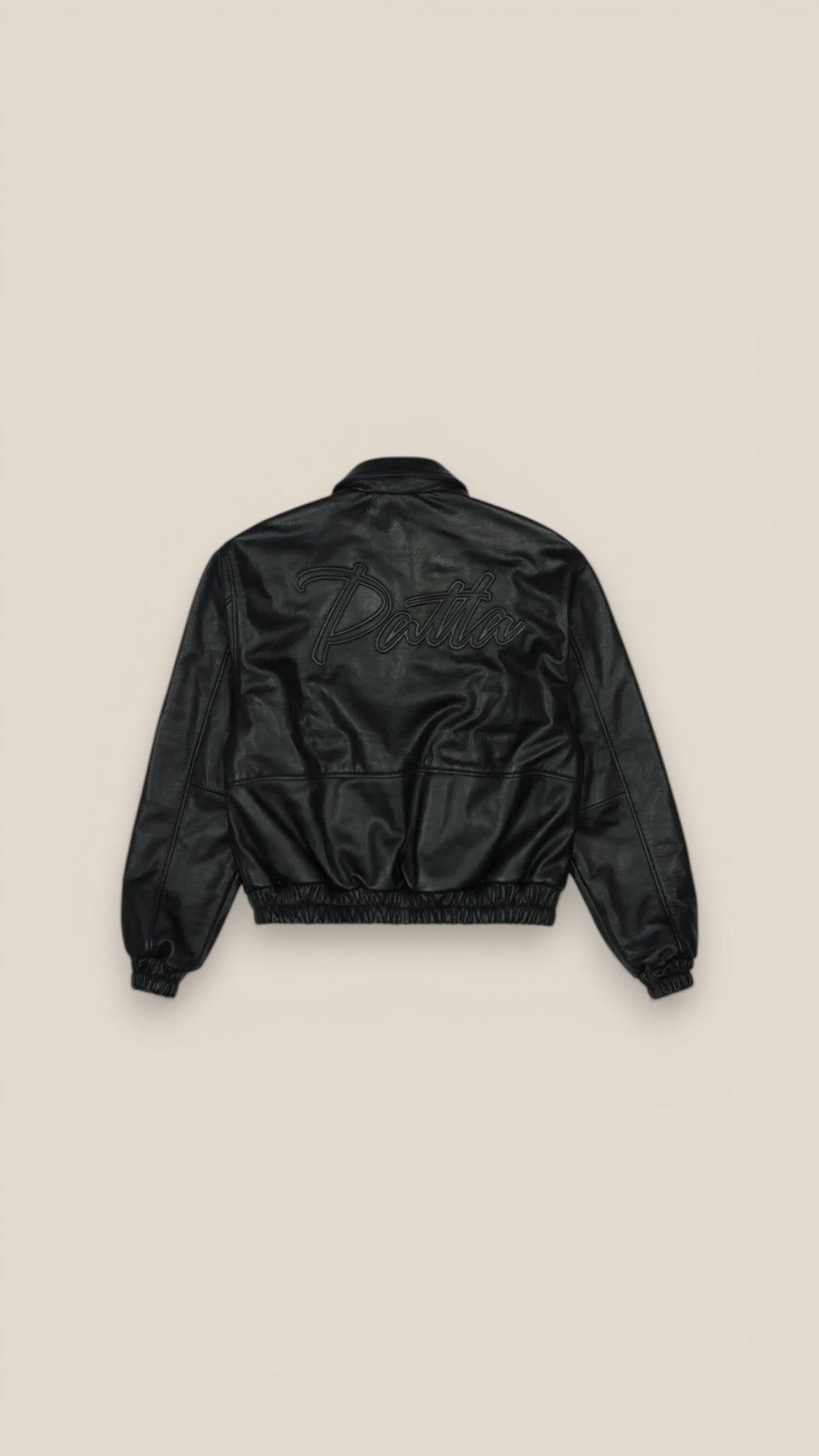 Patta Leather Bomber Jacket