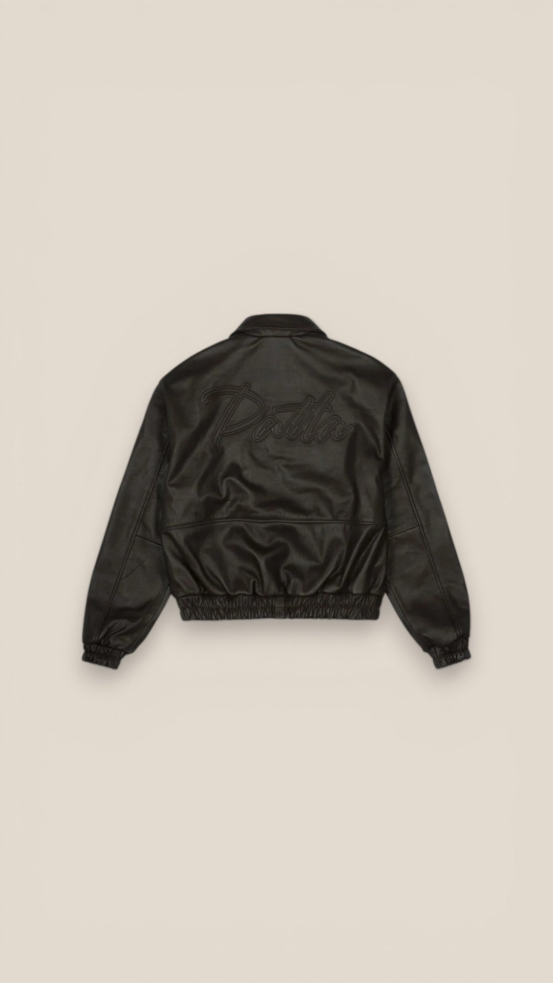 Patta Leather Bomber Jacket