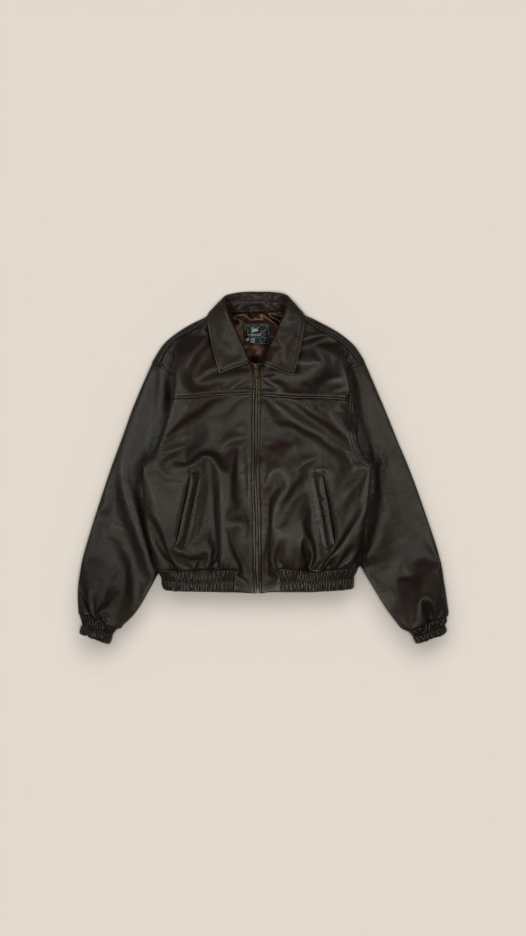 Patta Leather Bomber Jacket