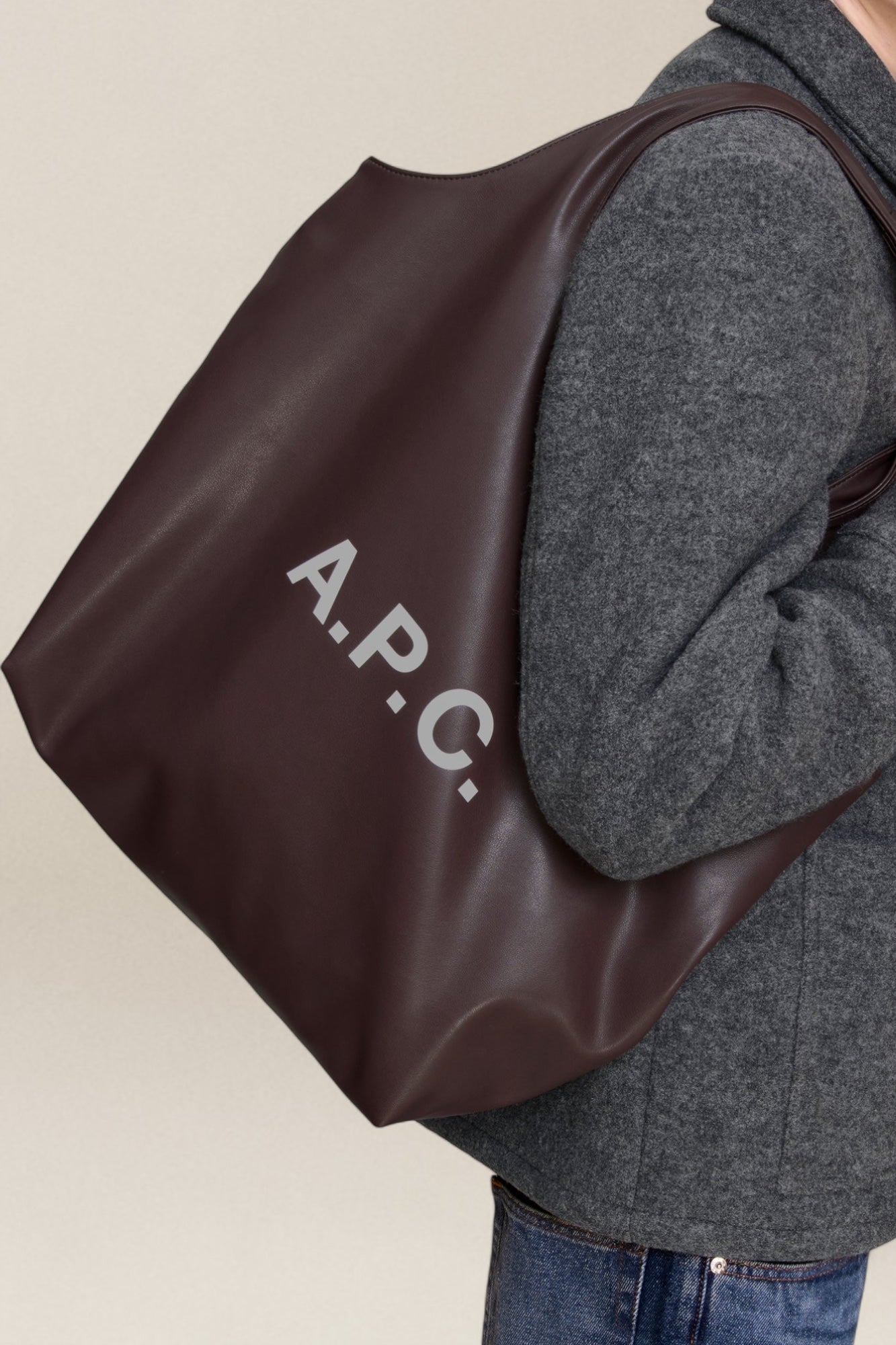Ninon Tote Bag Marron