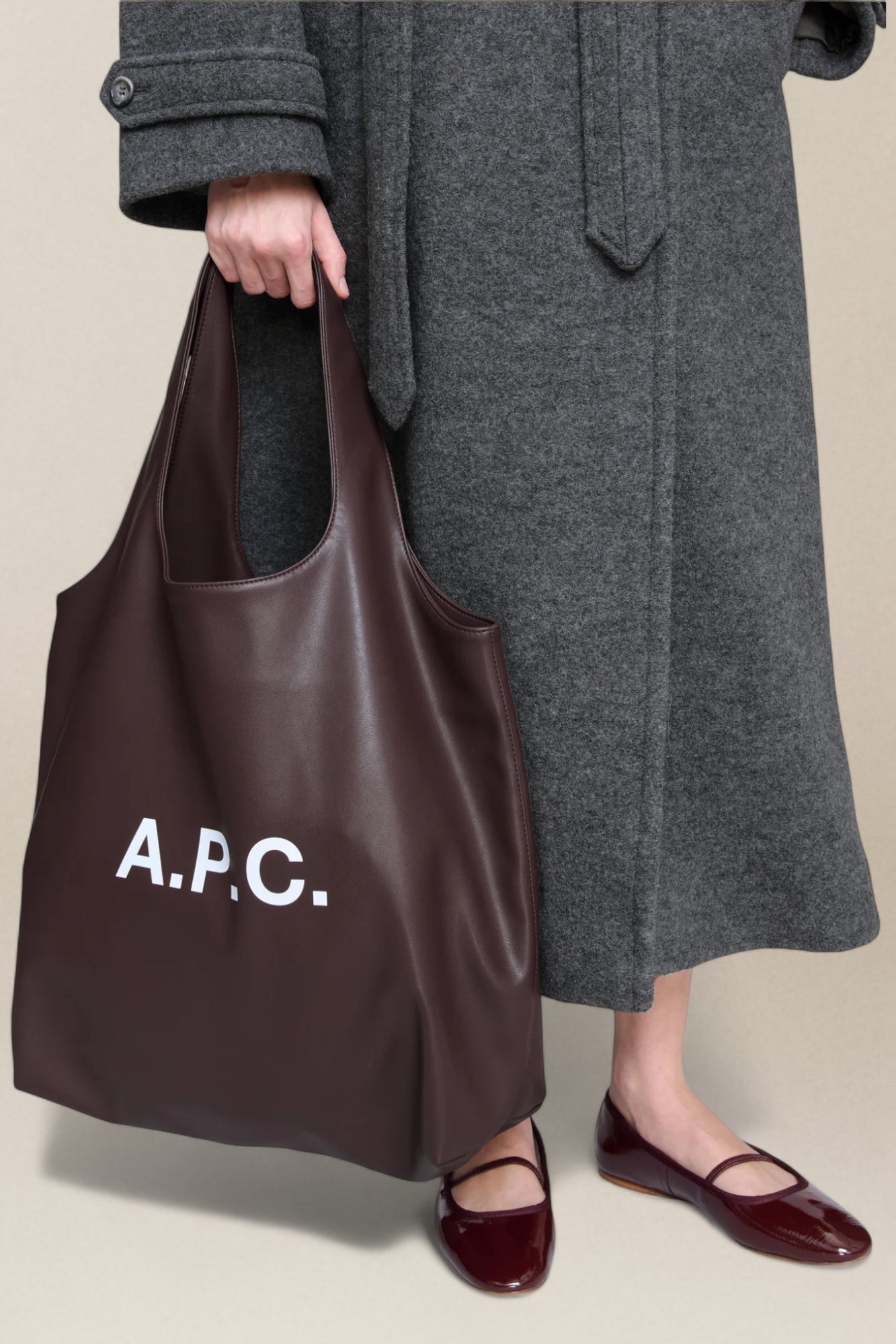 Ninon Tote Bag Marron
