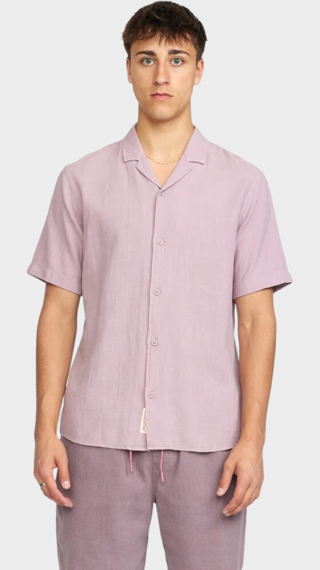 Short-sleeved Cuban Shirt