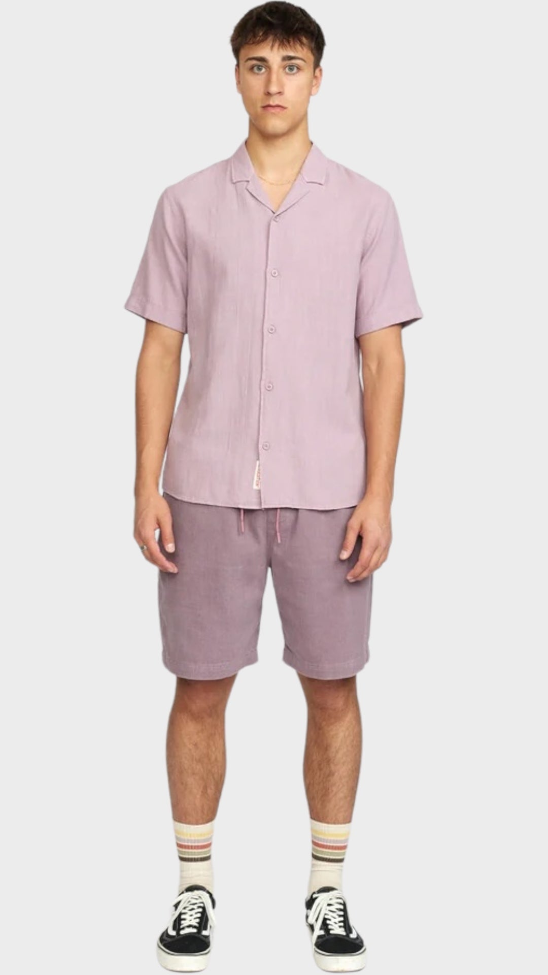 Short-sleeved Cuban Shirt