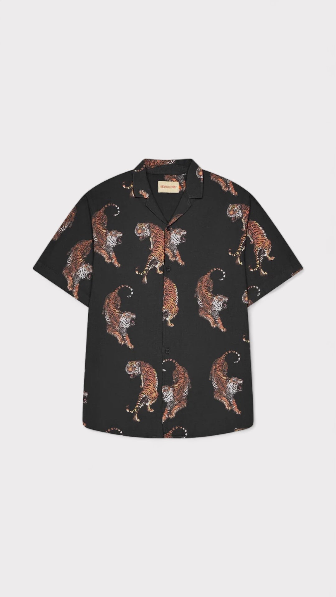 Short-sleeved Cuban Shirt