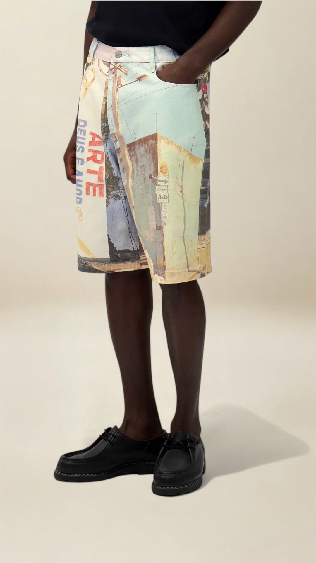 Photo Allover Shorts