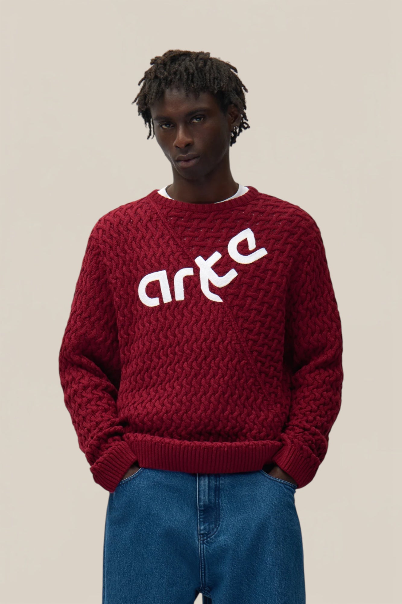 DIstorted Logo Sweater