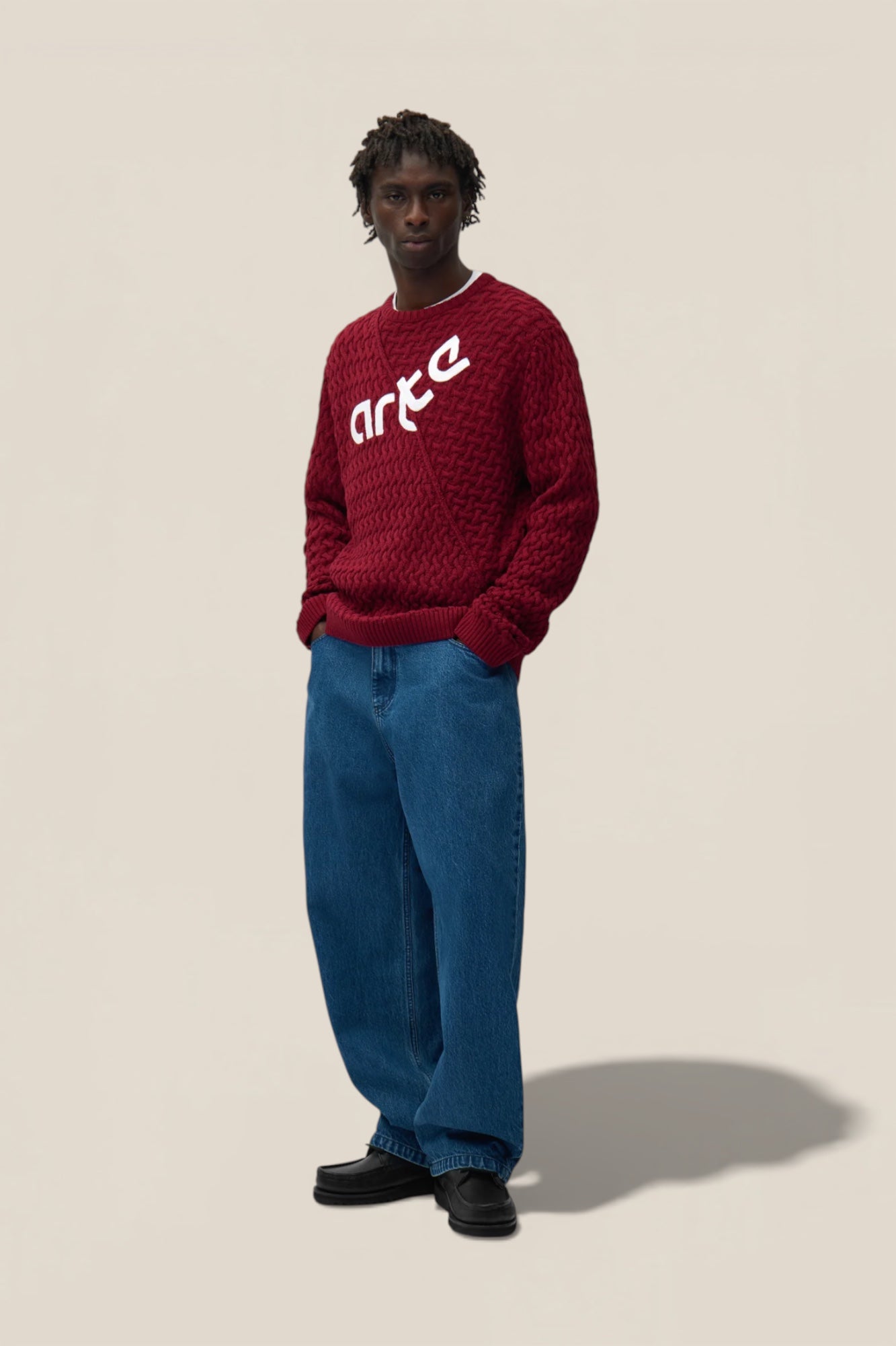 DIstorted Logo Sweater