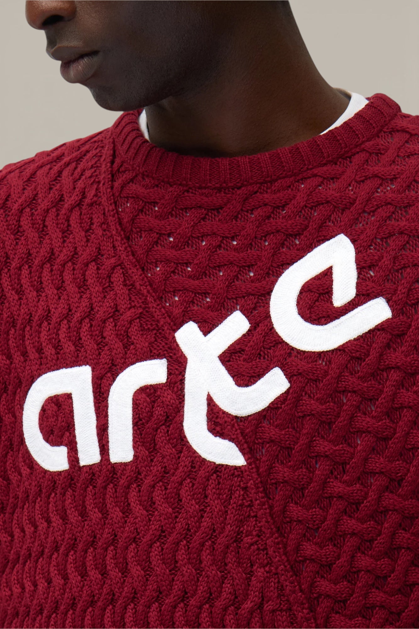 DIstorted Logo Sweater