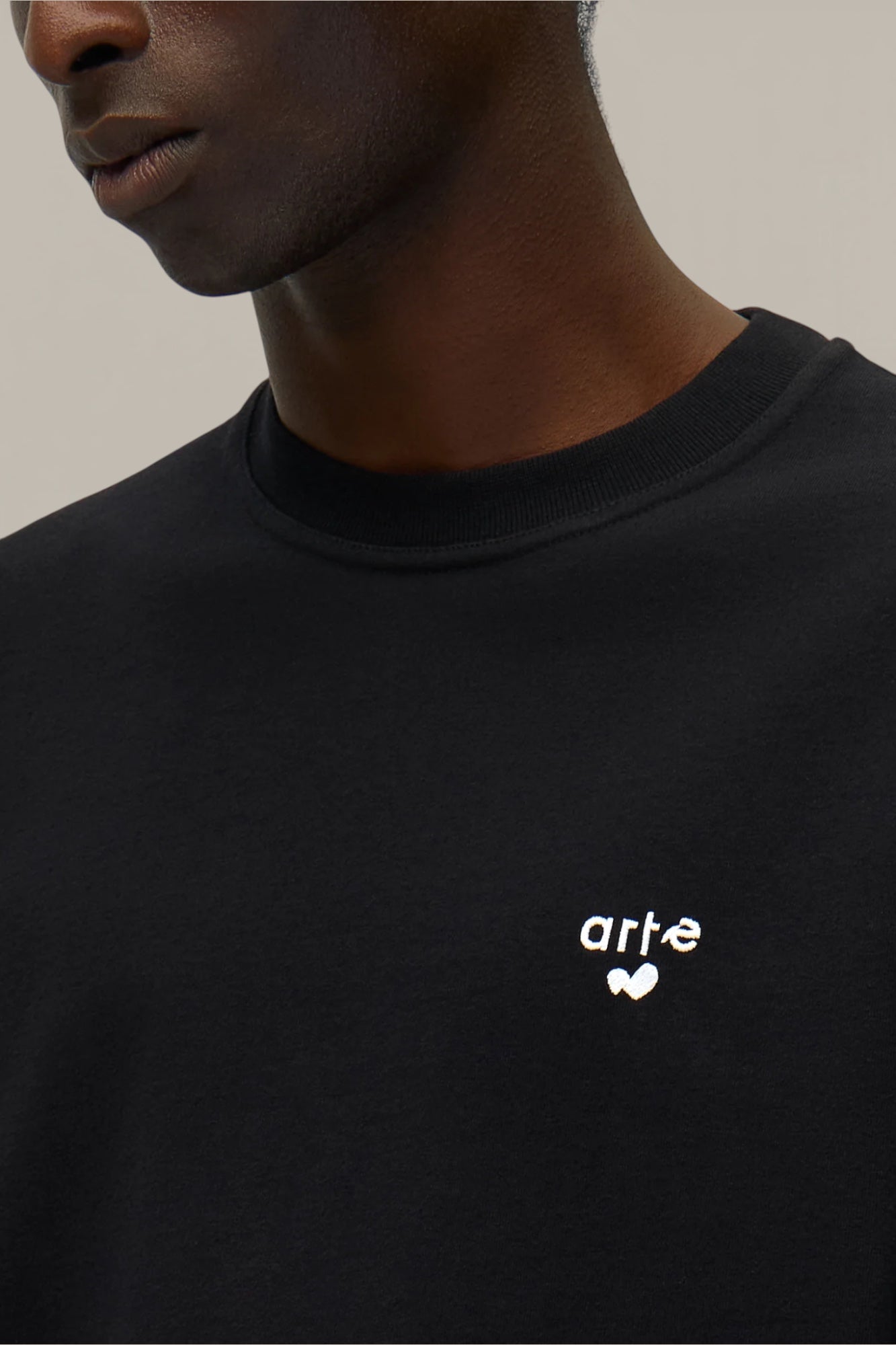 Heart Logo T-shirt Black