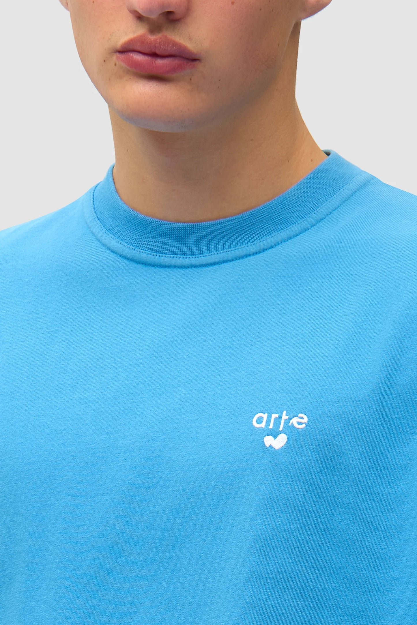 Heart Logo T-shirt Blue