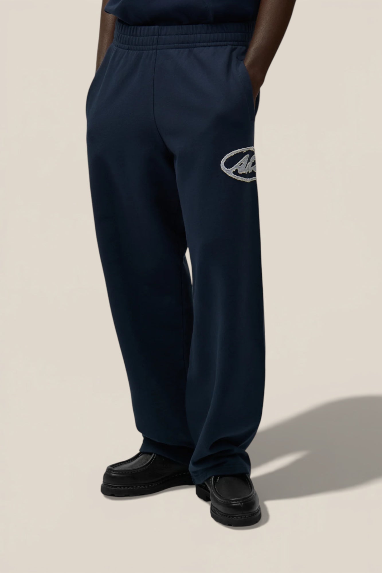 Circle Patch Logo Sweatpants