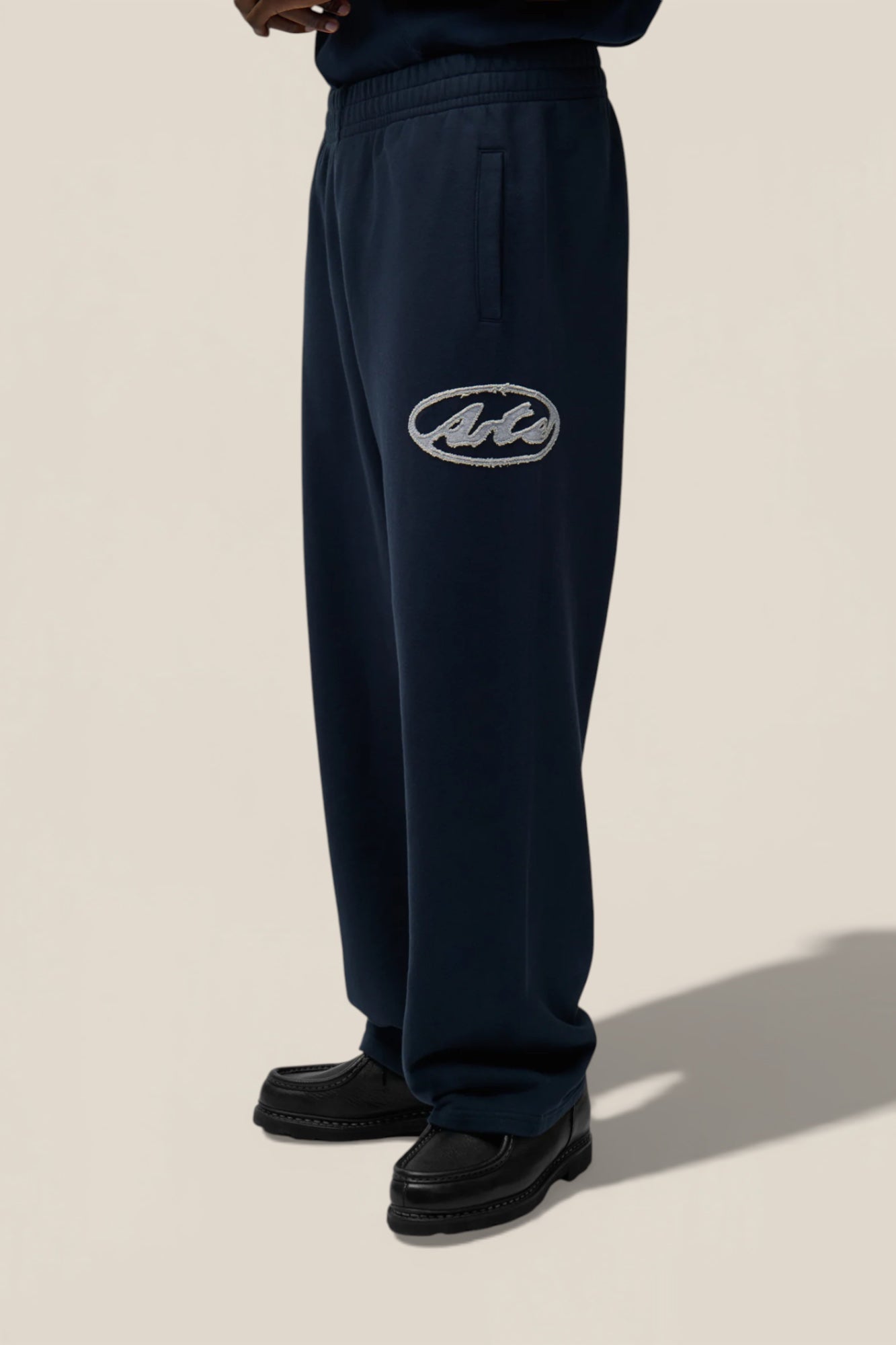 Circle Patch Logo Sweatpants