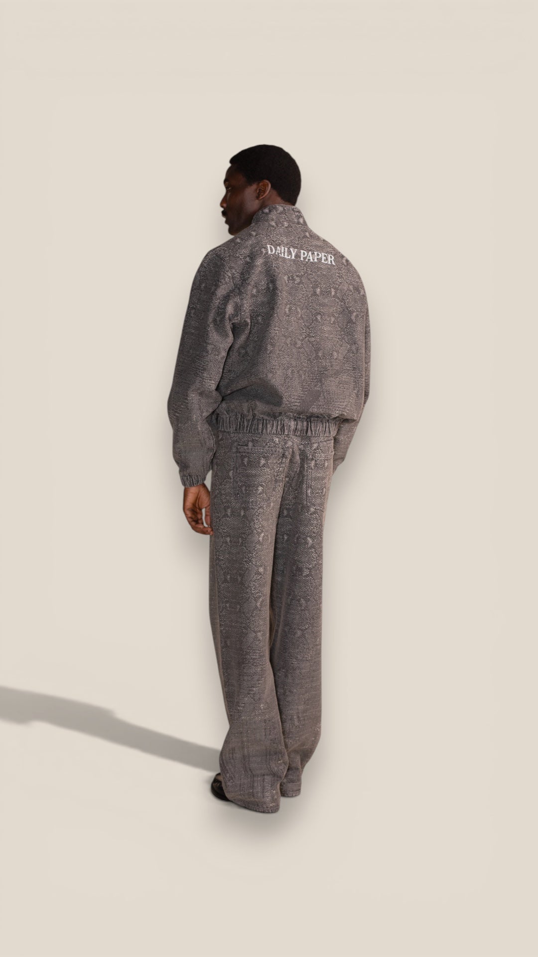 Denim Snake Track Jacket