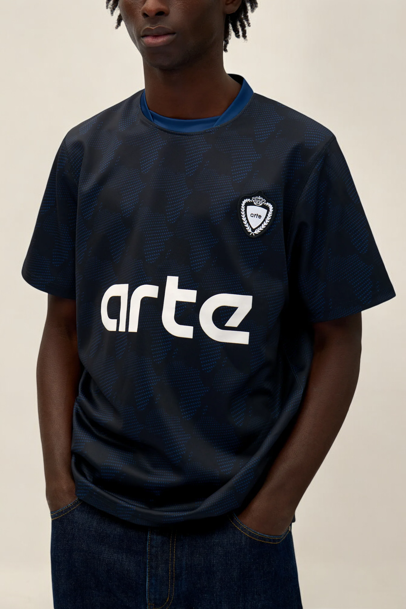 Footbal Shirt Black