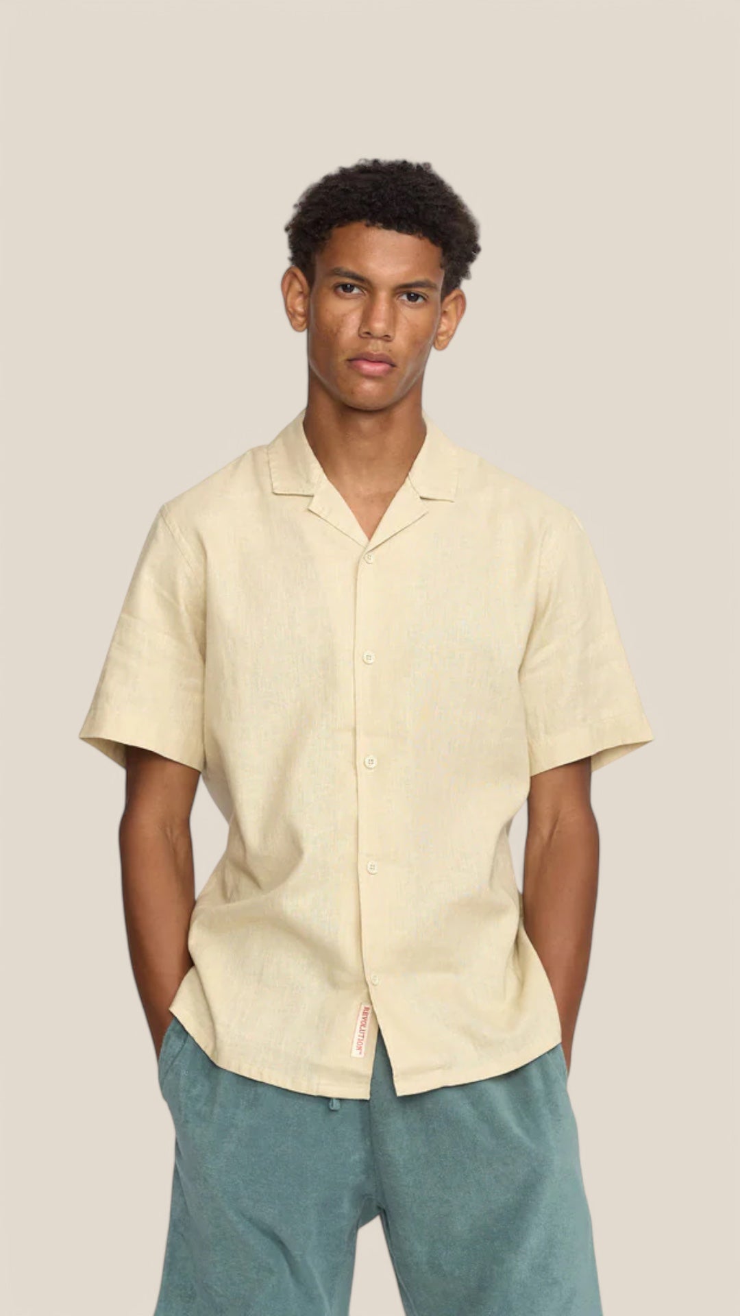Short-Sleeved Cuban Shirt
