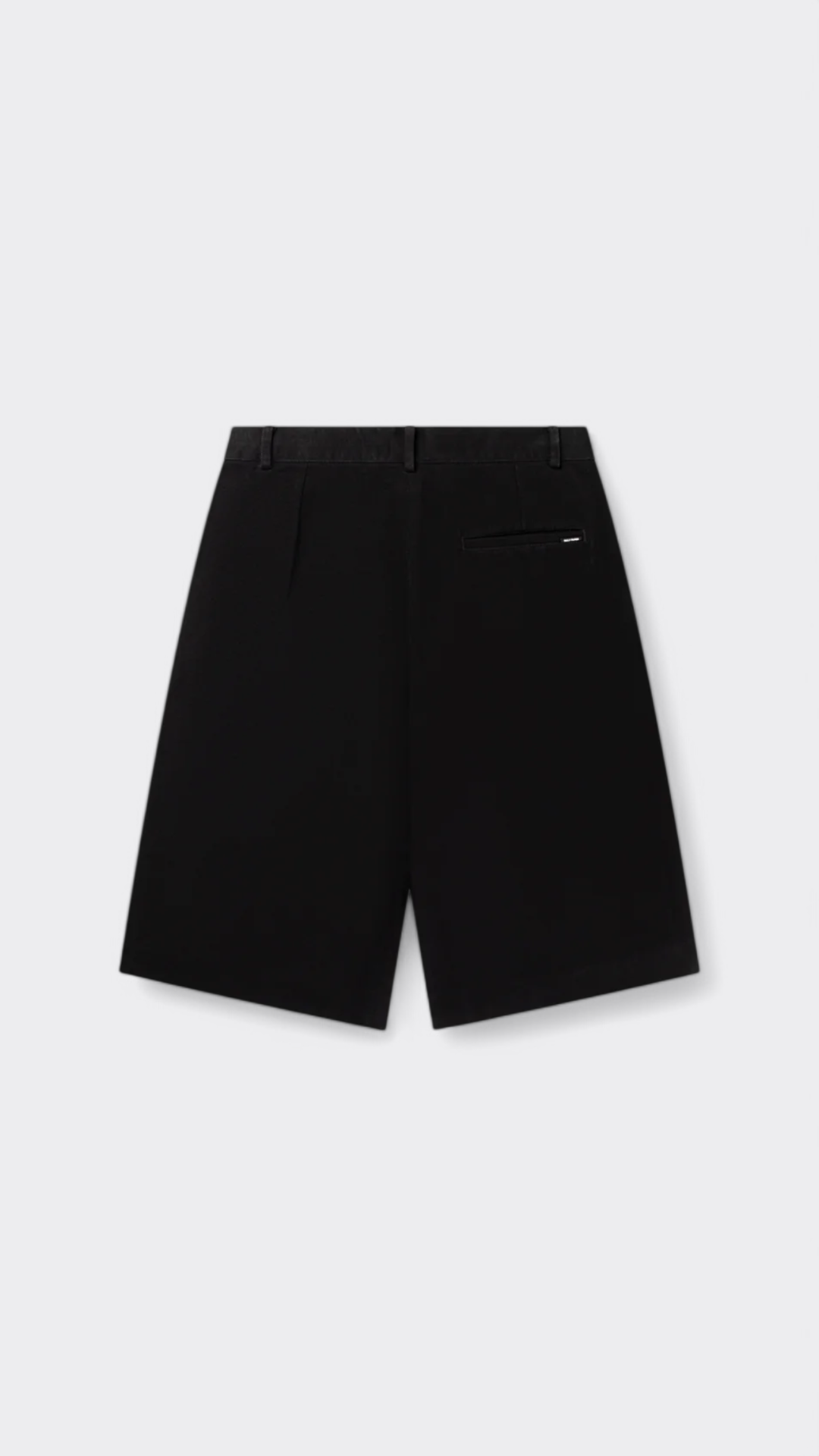 Black Twill Shorts