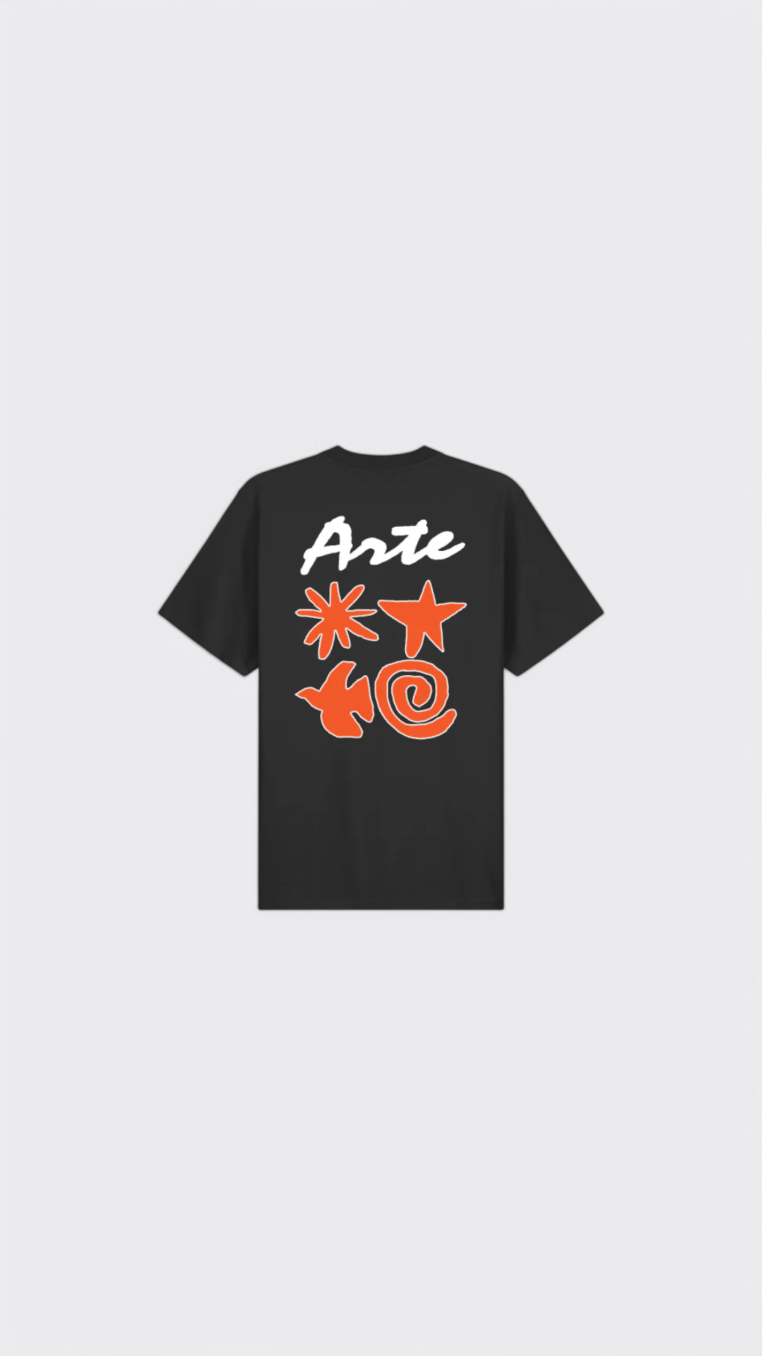 Elements Print T-shirt Black