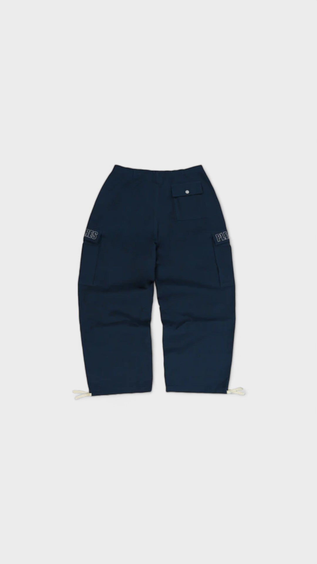 Visitor Wide Fit Cargo Pants Navy