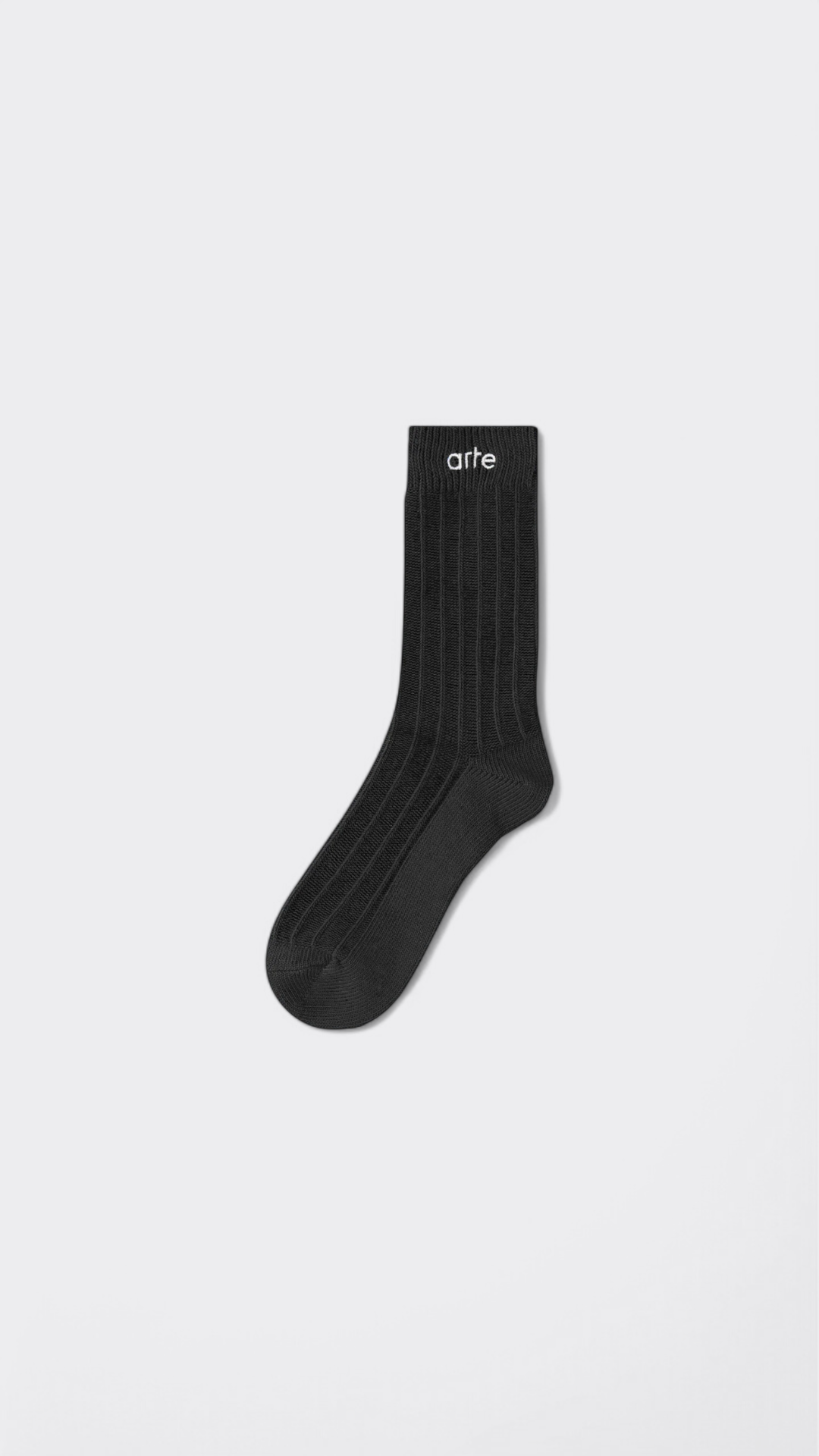 Line Socks Black