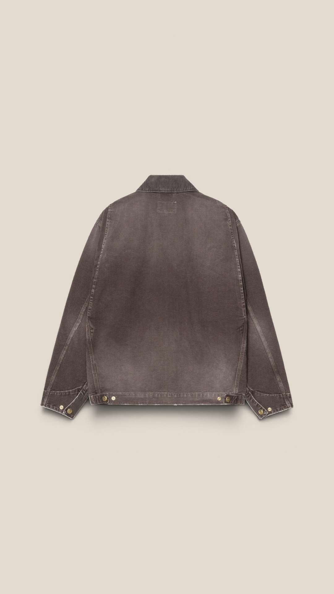 Carhartt WIP OG Detroit Jacket Tobacco Destroy Wash - foto producto