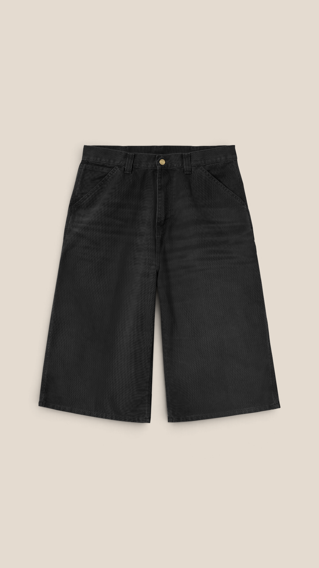 OG Single Knee Long Short Black Stone Canvas - foto producto