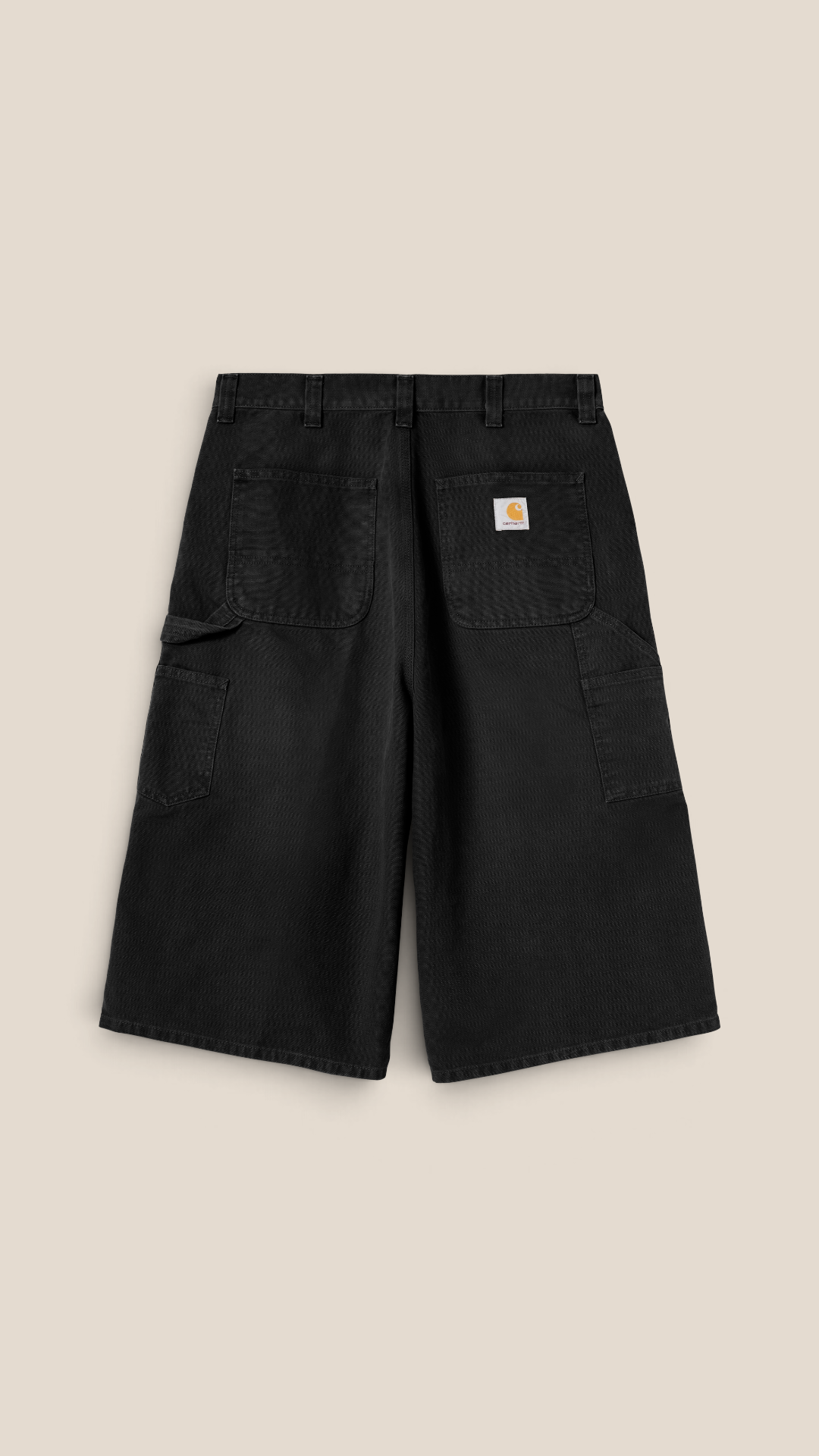 OG Single Knee Long Short Black Stone Canvas - foto producto
