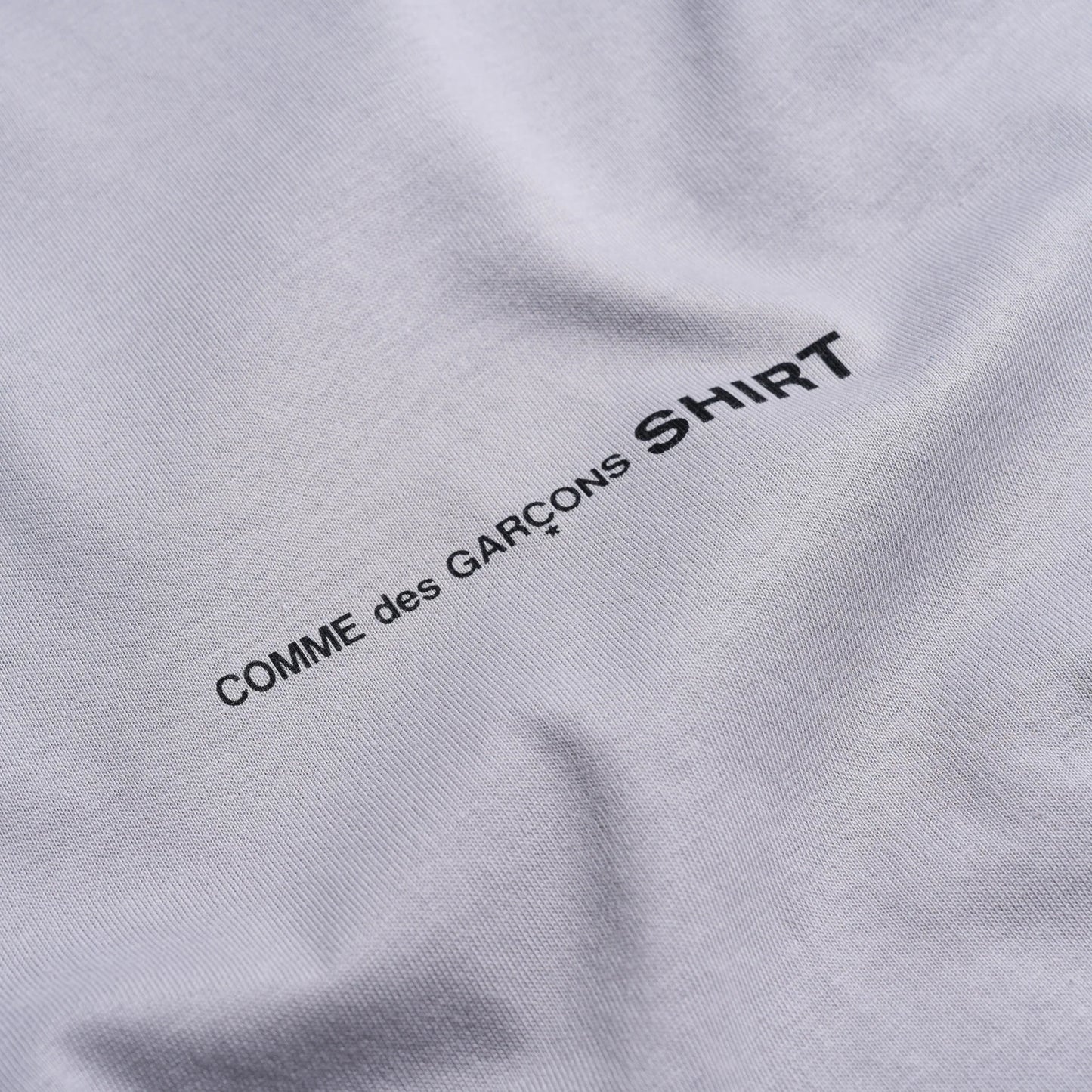 Logo Mens Shirt Knit Grey