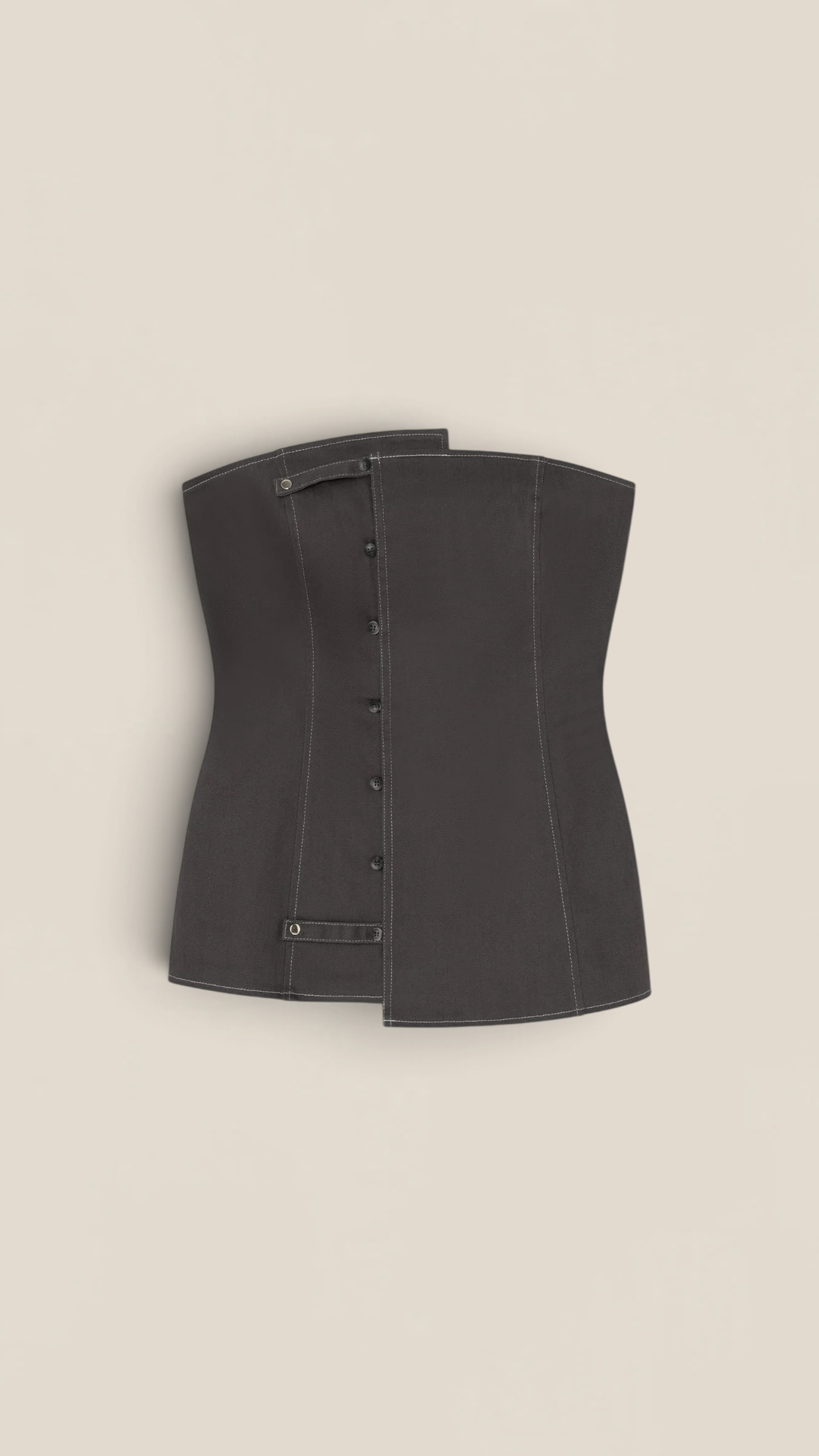 Lioren Grey Sleeveless Top