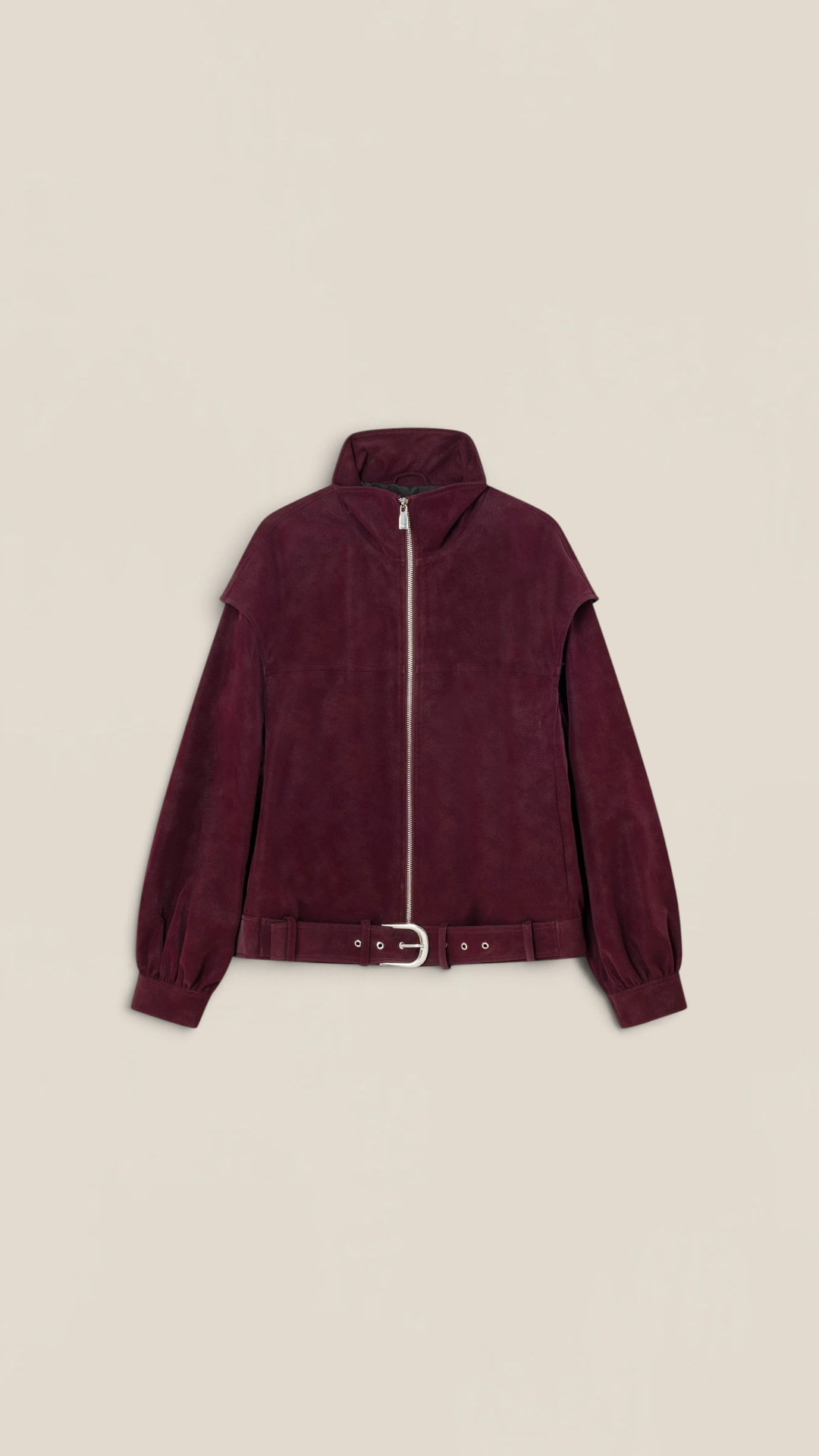 Signy Burgundy Bomber Jacket