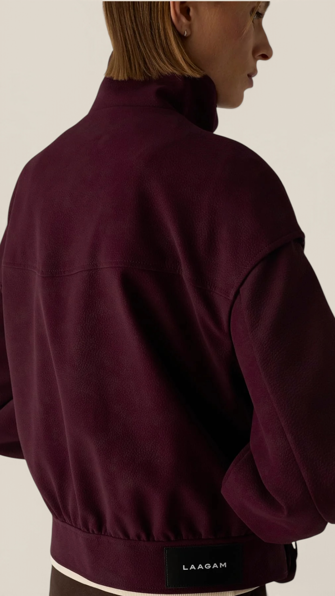 Signy Burgundy Bomber Jacket