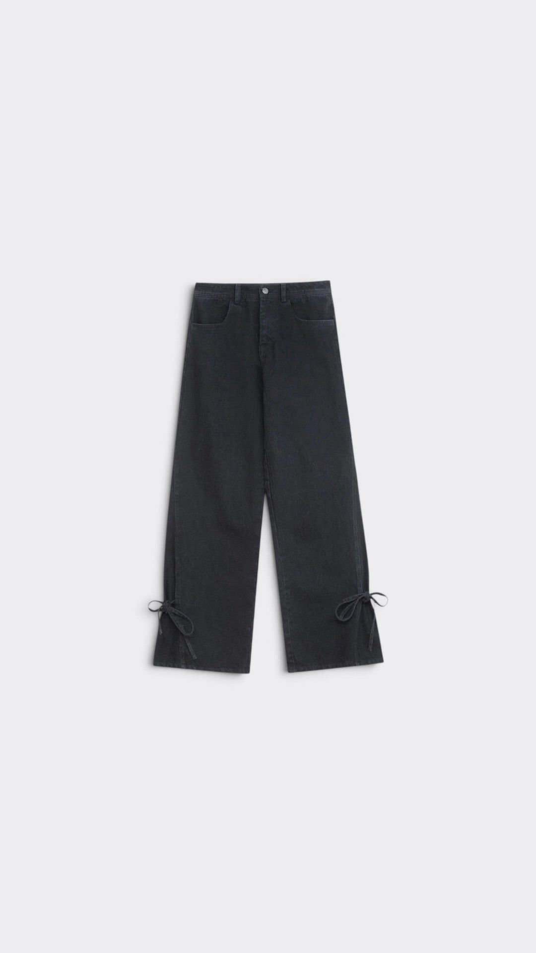 Jada Black Denim Relaxed Jeans