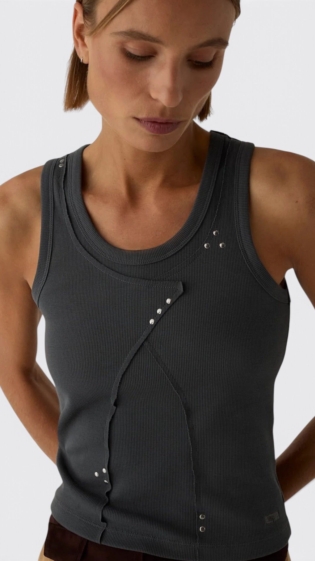 Aluma Grey Tank Top