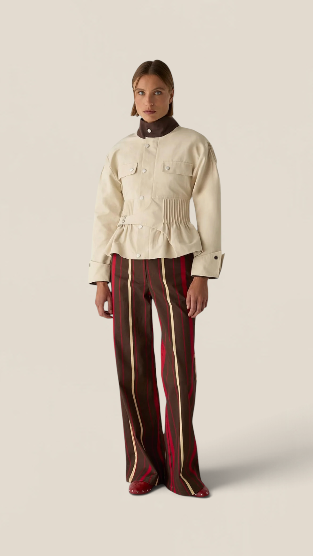 Orly Ecru Serge Jacket